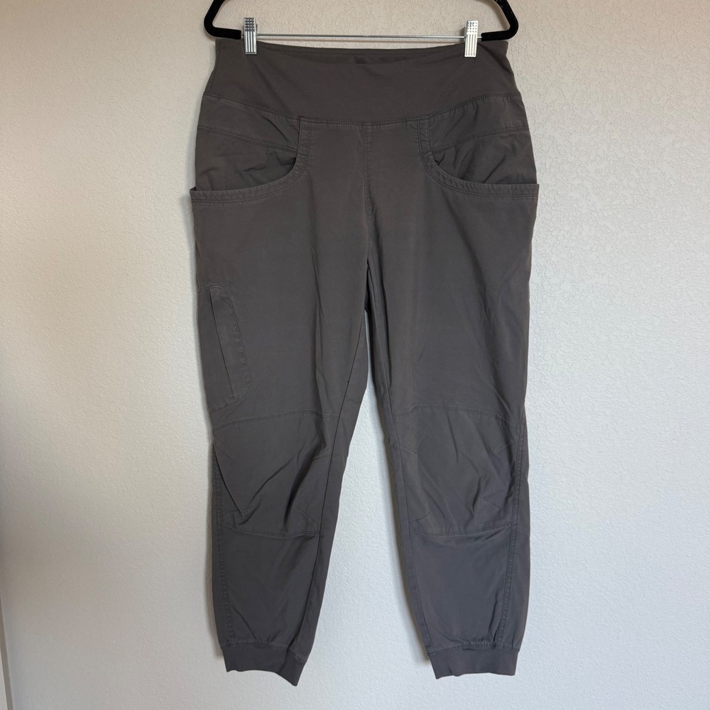 Prana Kanab Climbing Jogger Pants Gray Organic Cotton Womens Gorpcore Outdoor XL